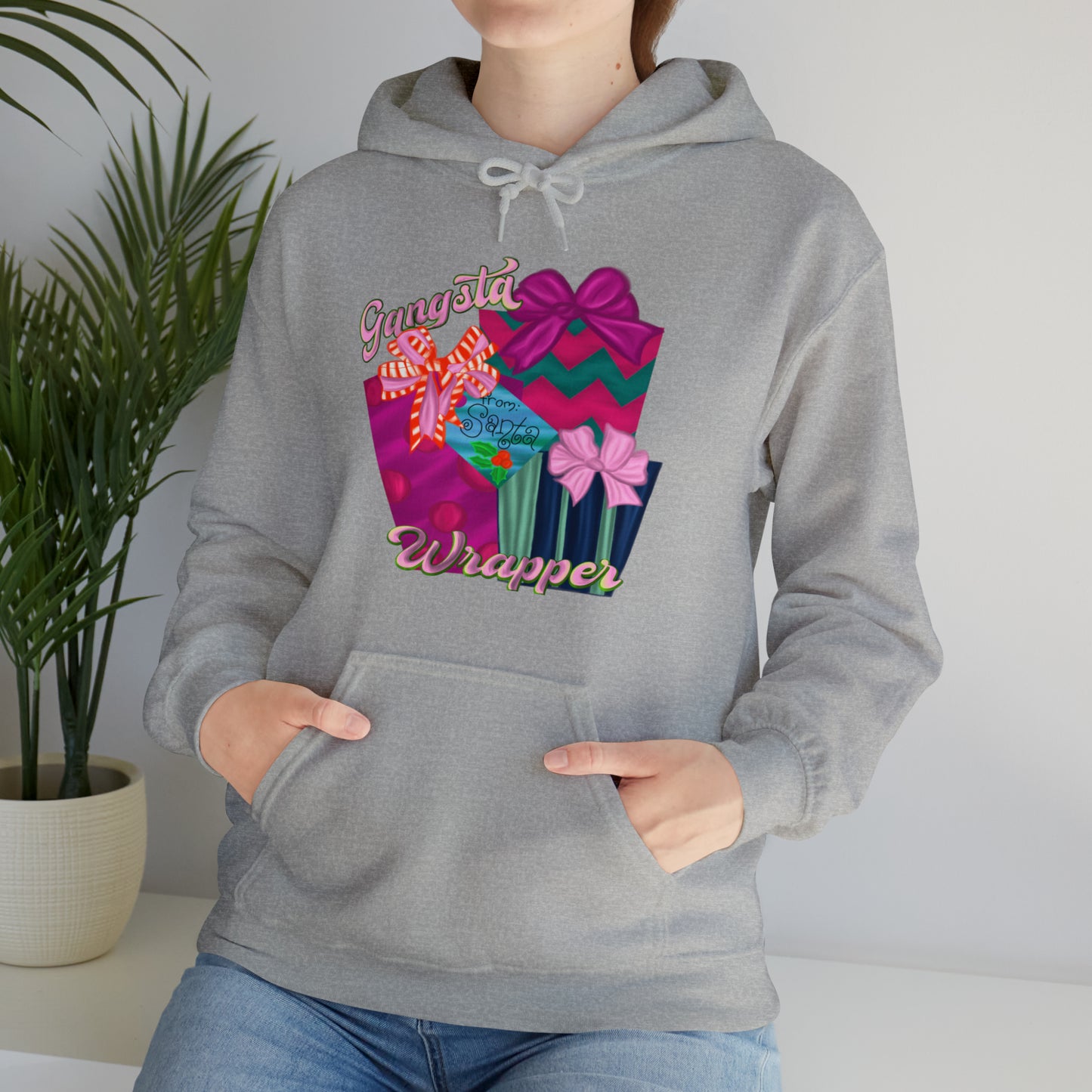 Gangsta Wrapper - Unisex Heavy Blend™ Hooded Sweatshirt