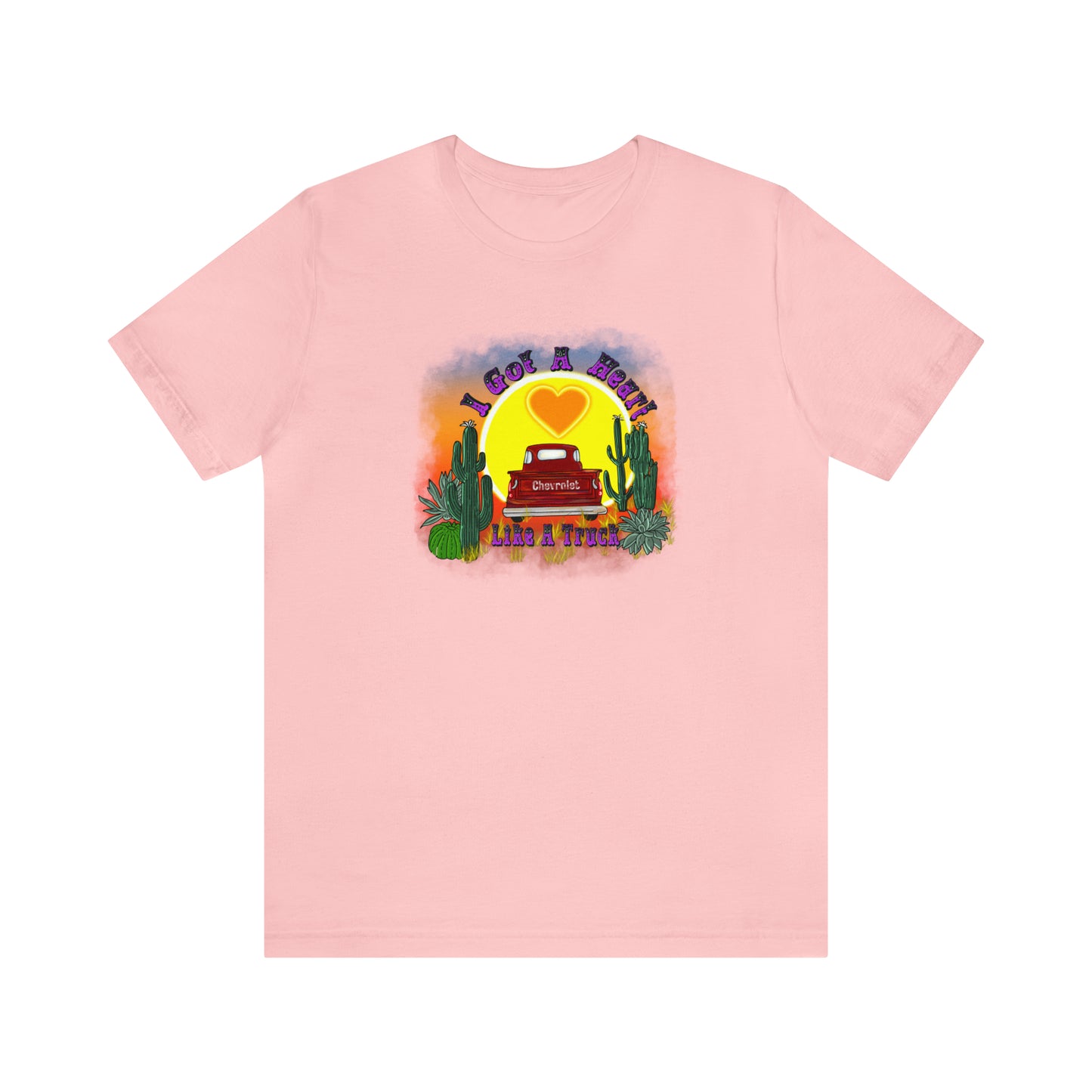 Heart Like A Truck - Unisex Jersey Short Sleeve Tee