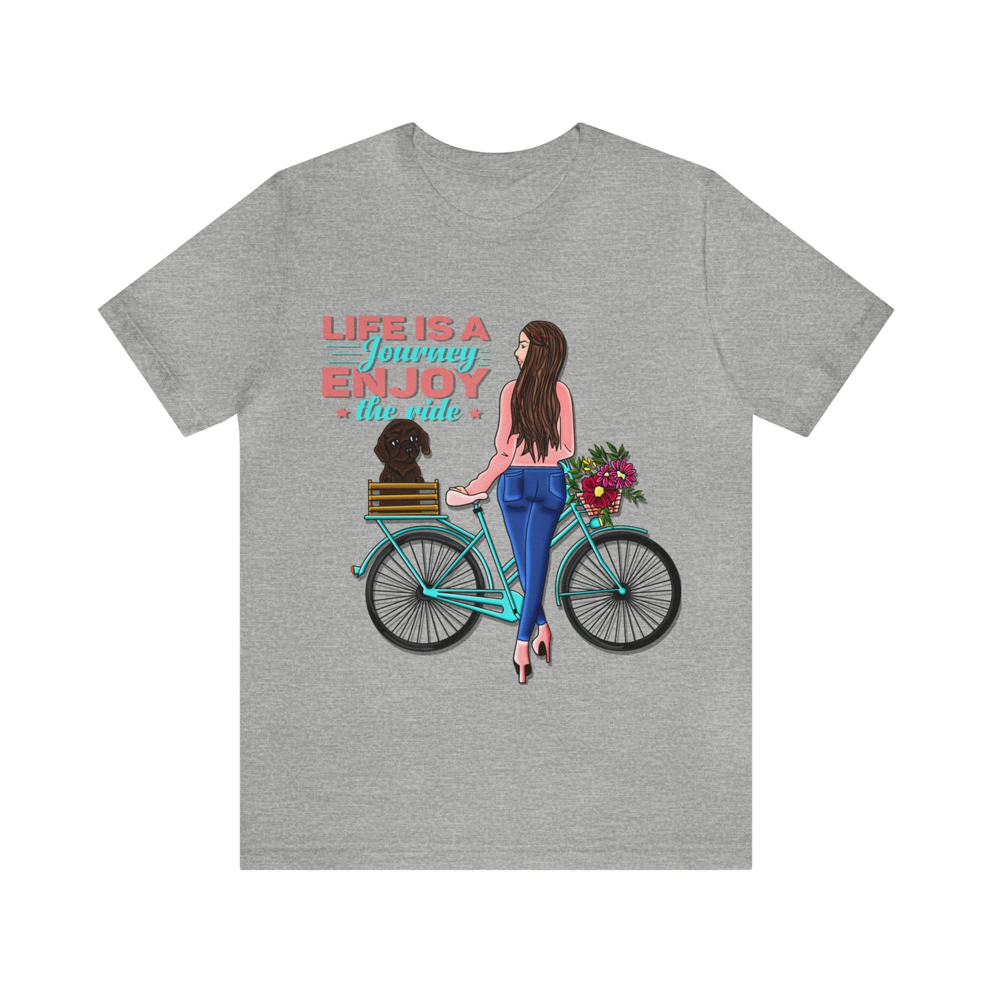 Life is a journey enjoy the ride - Unisex Jersey Short Sleeve Tee