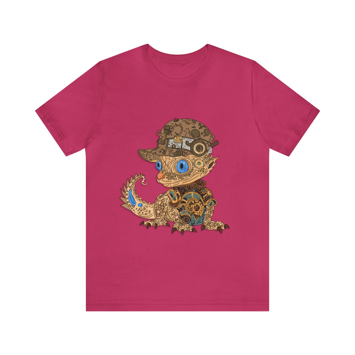 Steampunk Lizard - Unisex Jersey Short Sleeve Tee