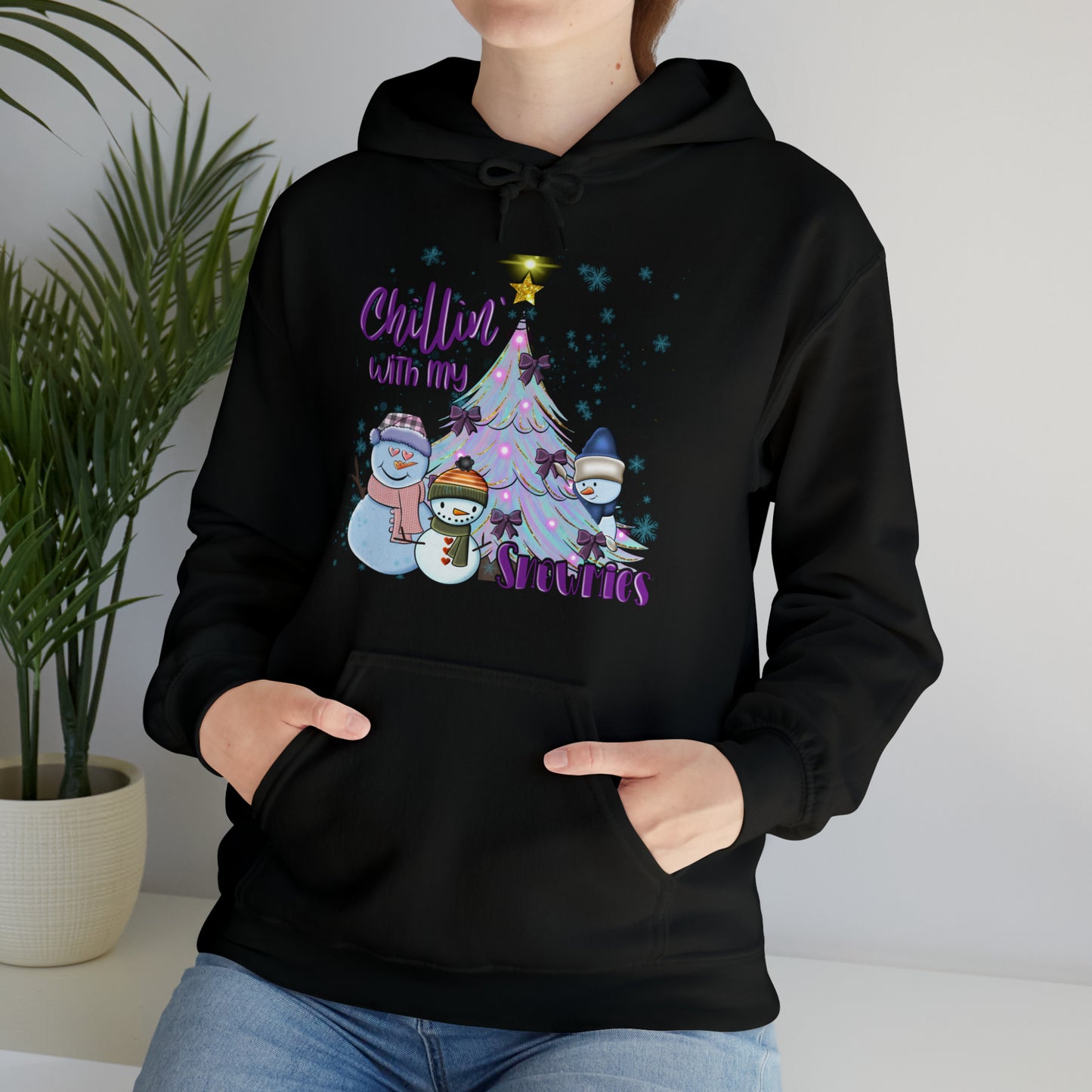 Chillin’ with my Snowmies - Unisex Heavy Blend™ Hooded Sweatshirt
