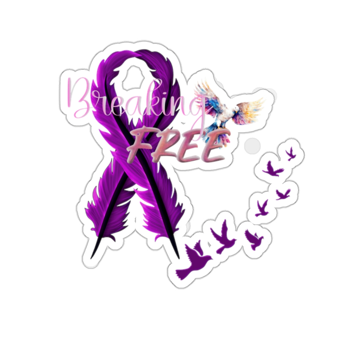 Breaking Free - Kiss-Cut Stickers
