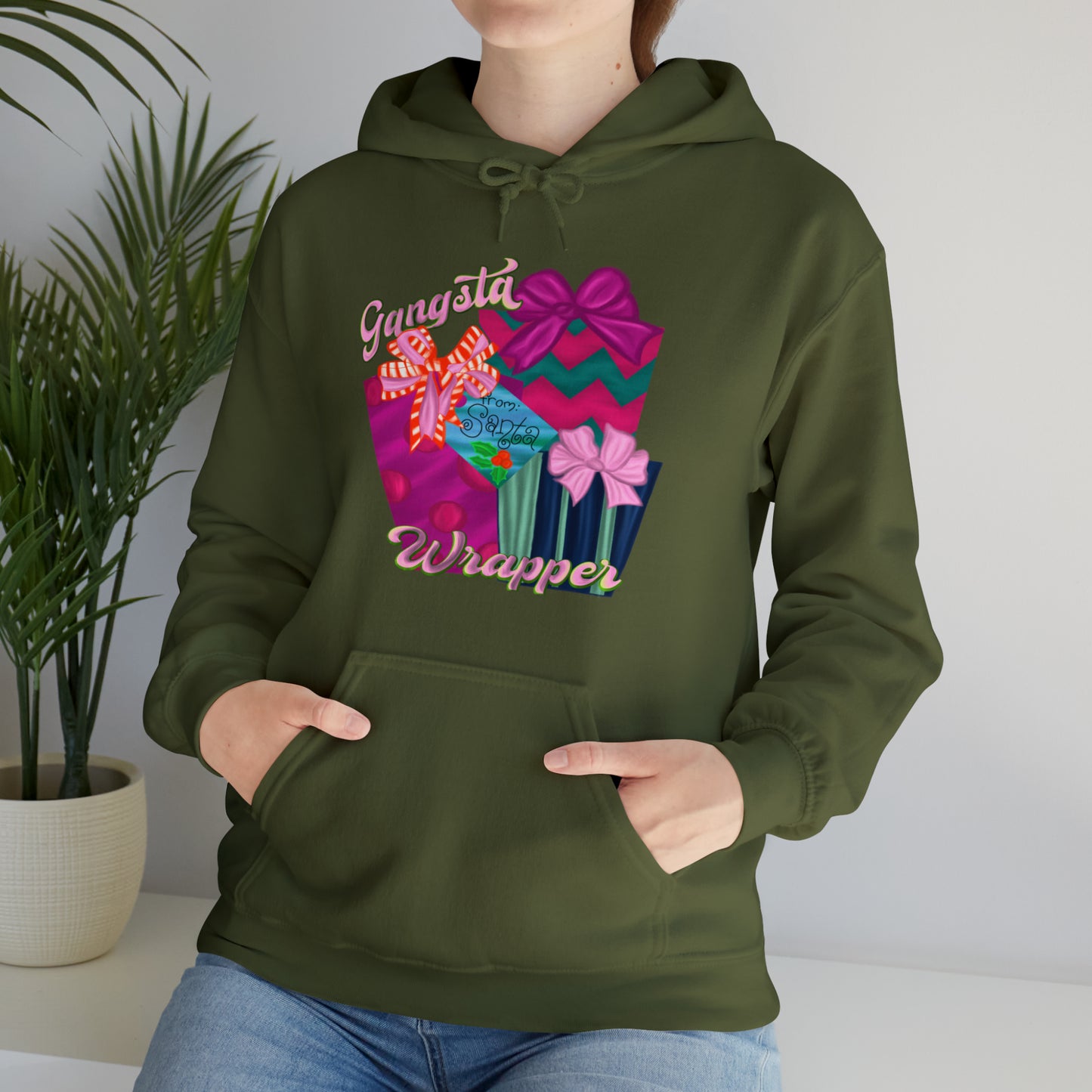 Gangsta Wrapper - Unisex Heavy Blend™ Hooded Sweatshirt
