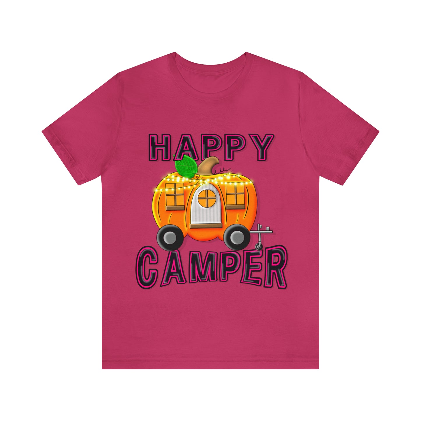 Happy Camper - Unisex Jersey Short Sleeve Tee