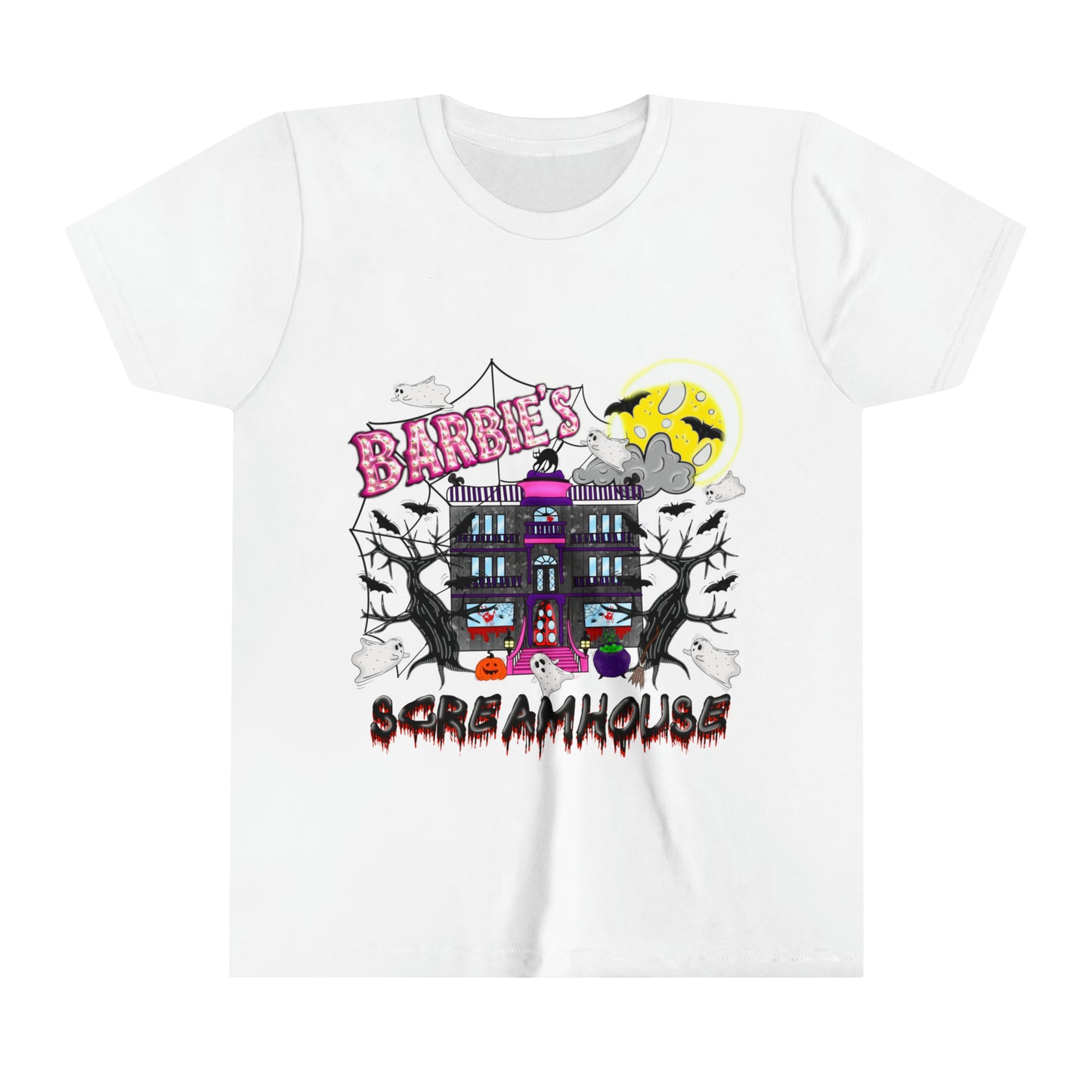 Barbie Screamhouse - Youth Short Sleeve Tee