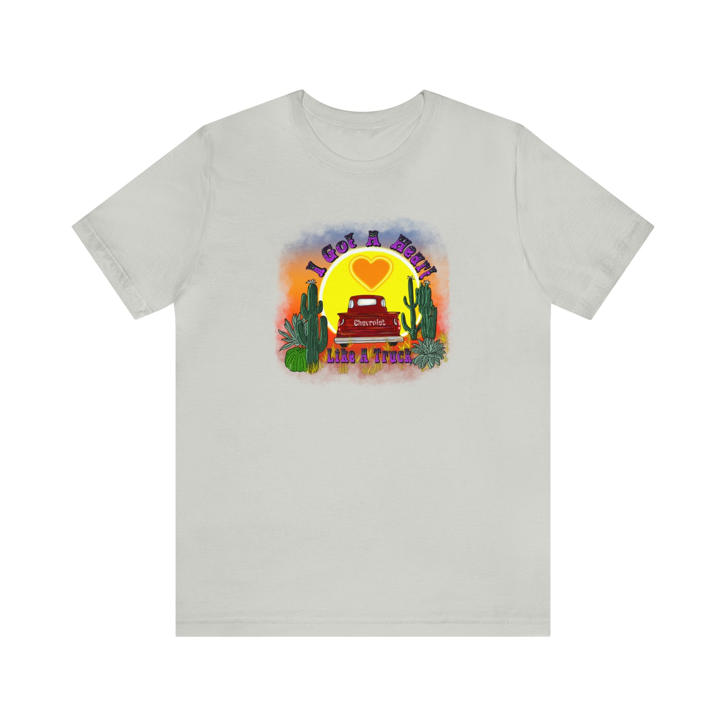 Heart Like A Truck - Unisex Jersey Short Sleeve Tee