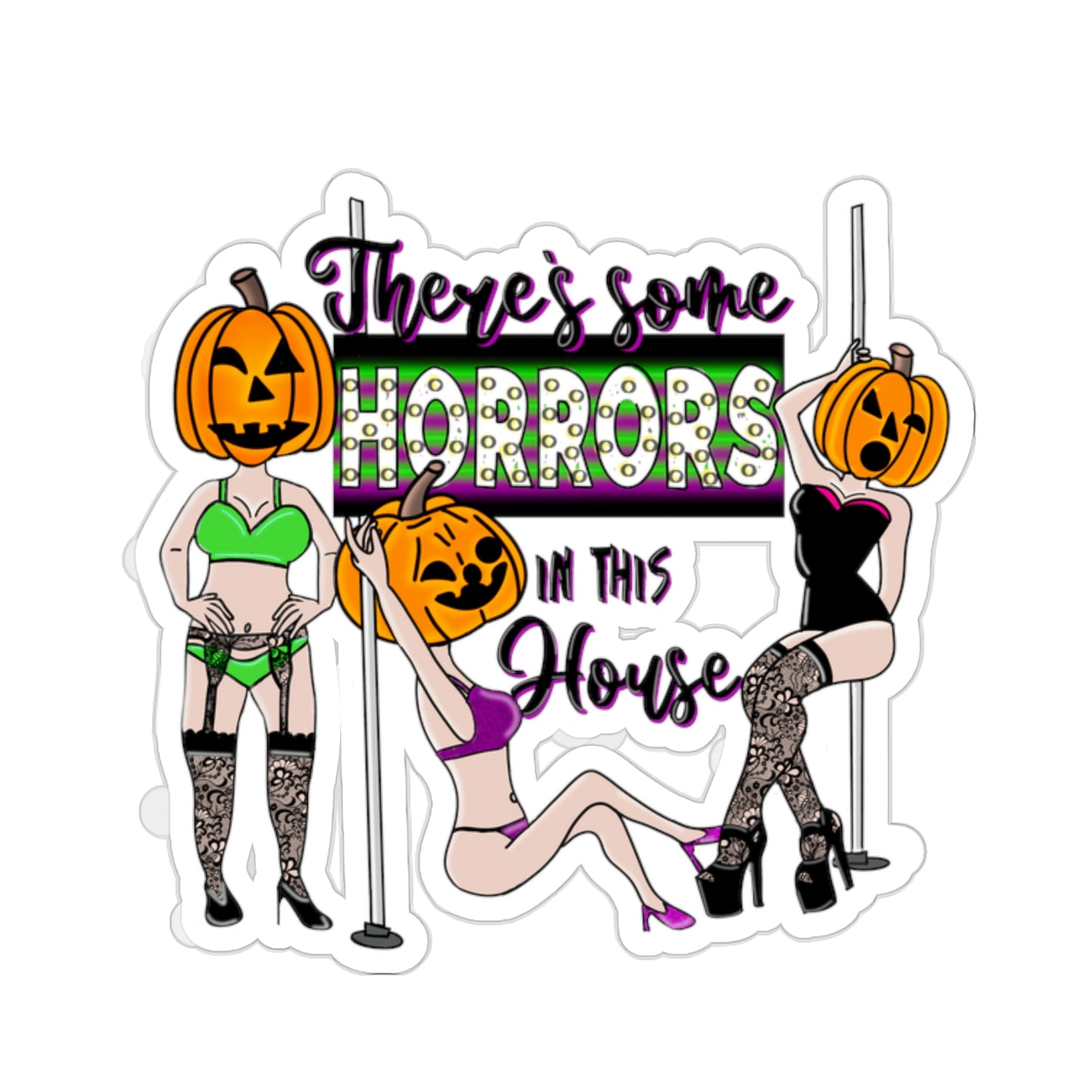 Horrors In This House - Kiss-Cut Stickers