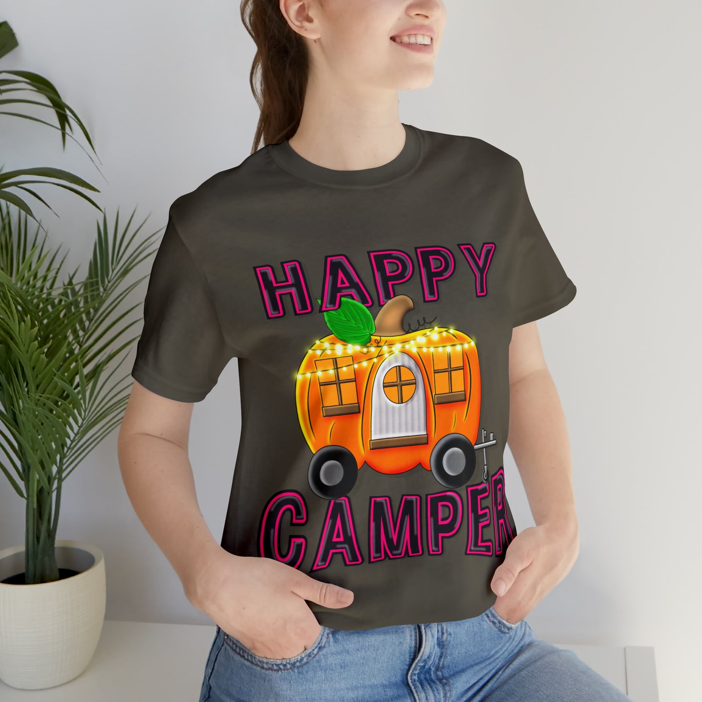 Happy Camper - Unisex Jersey Short Sleeve Tee
