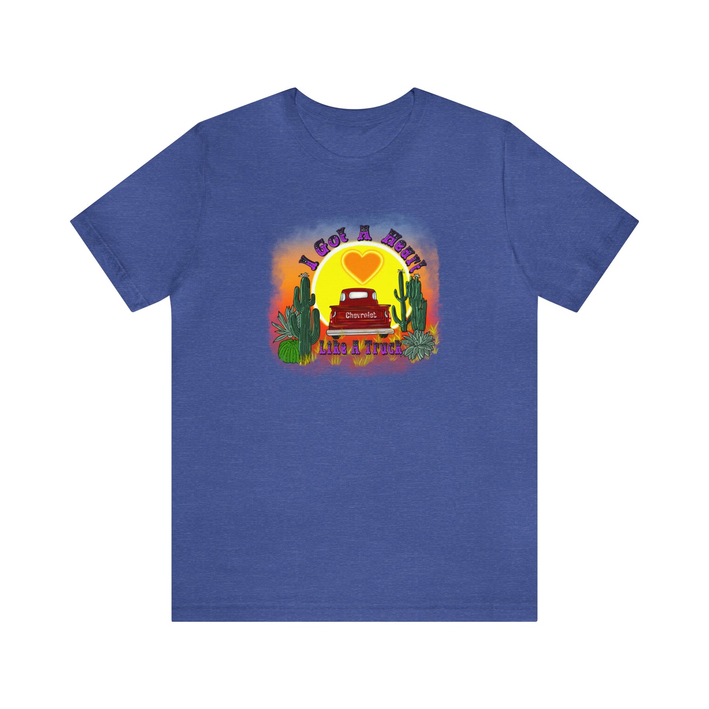 Heart Like A Truck - Unisex Jersey Short Sleeve Tee