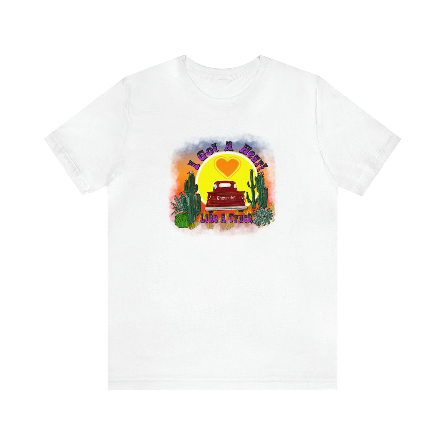 Heart Like A Truck - Unisex Jersey Short Sleeve Tee