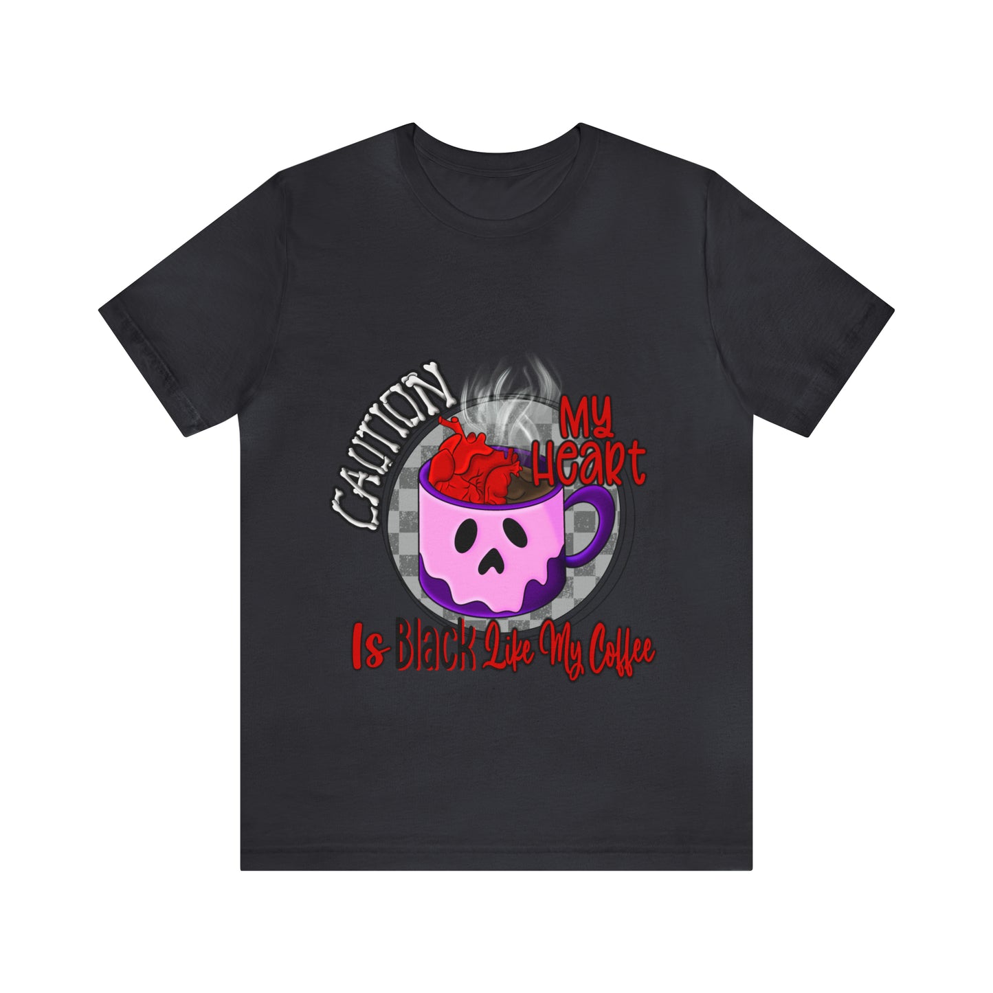 Caution - Unisex Jersey Short Sleeve Tee