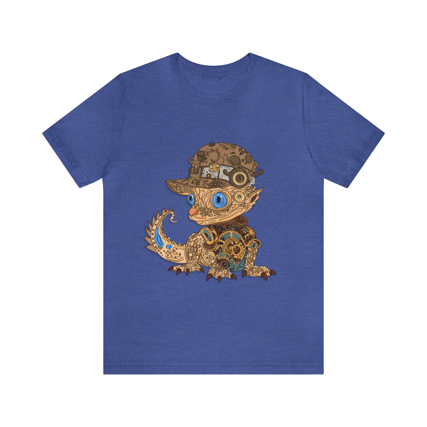 Steampunk Lizard - Unisex Jersey Short Sleeve Tee