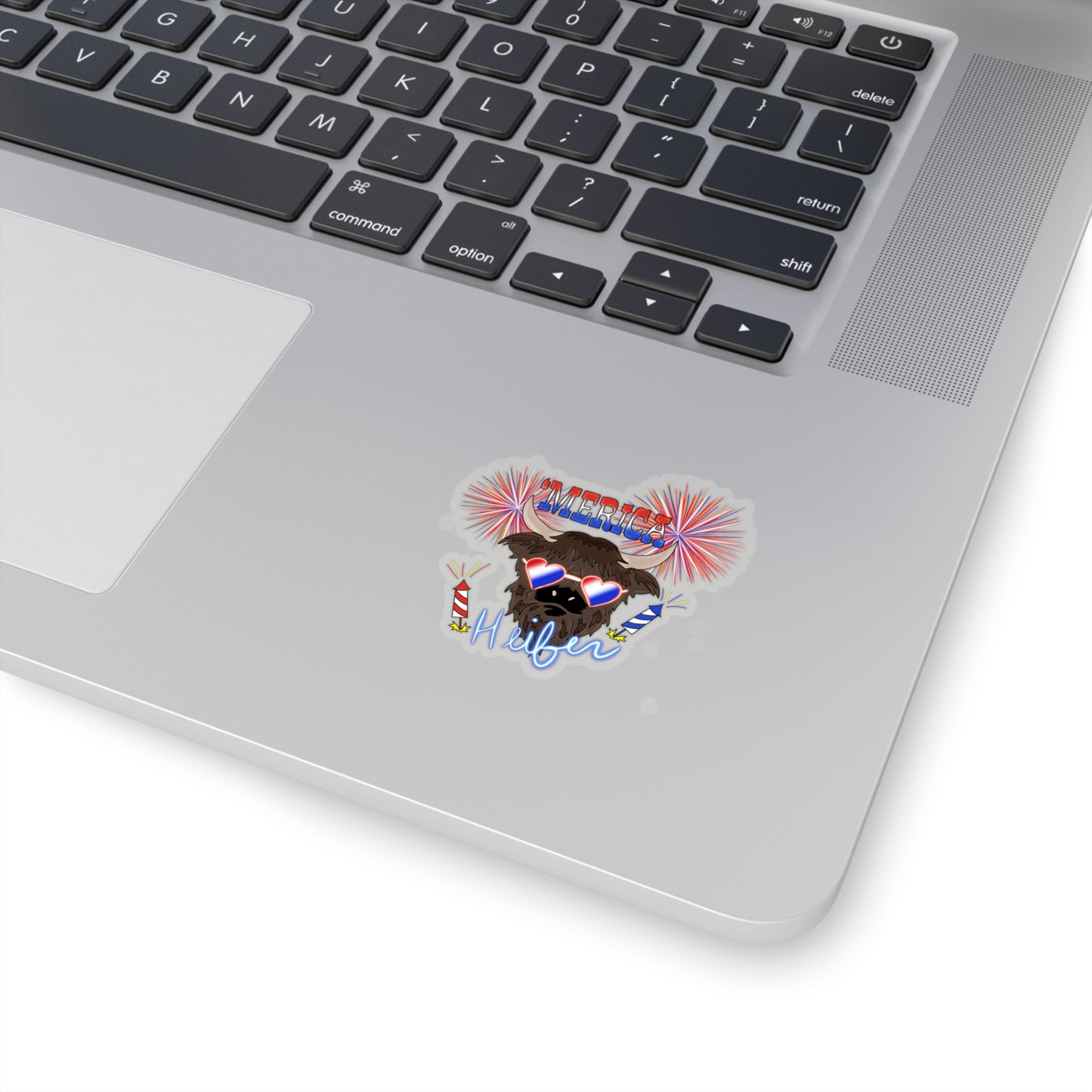 'Merica Heifer - Kiss-Cut Stickers