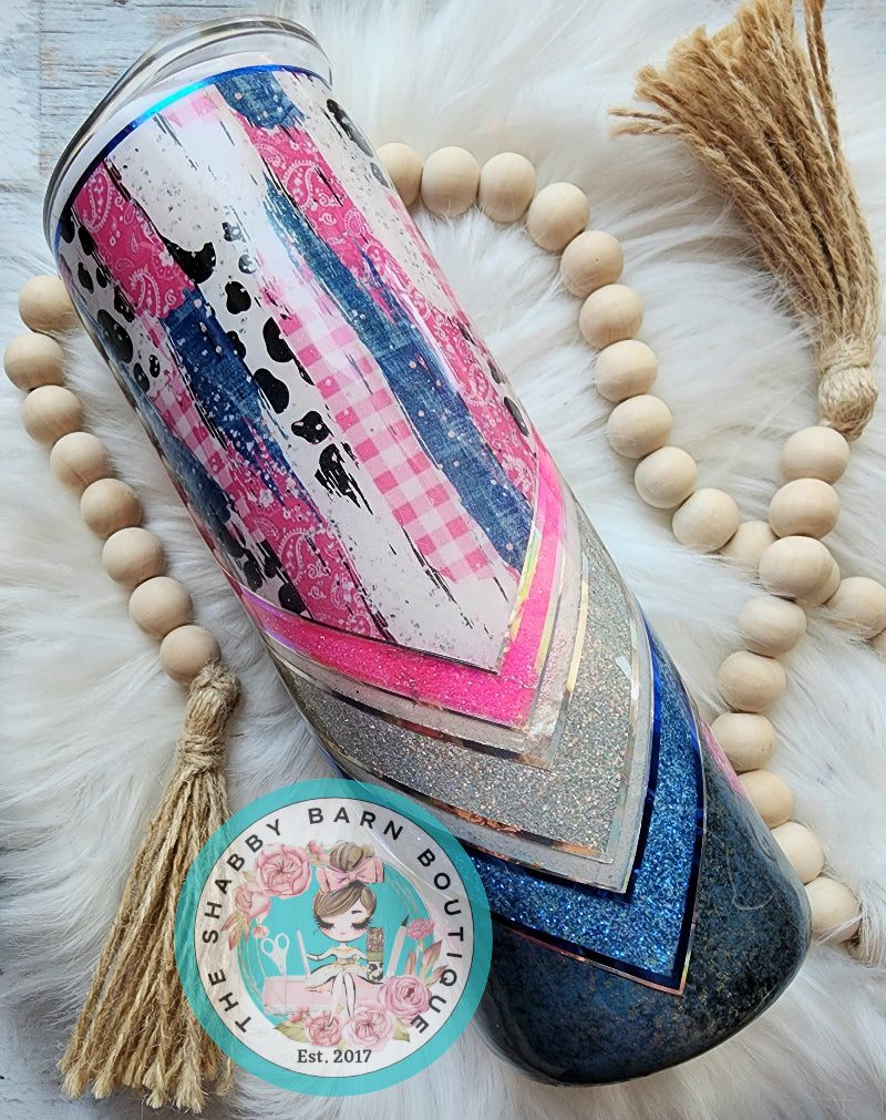 Country Heart Peek-a-Boo Denim