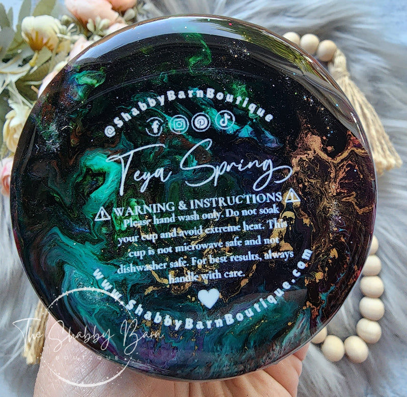 Berry & Gold Swirl