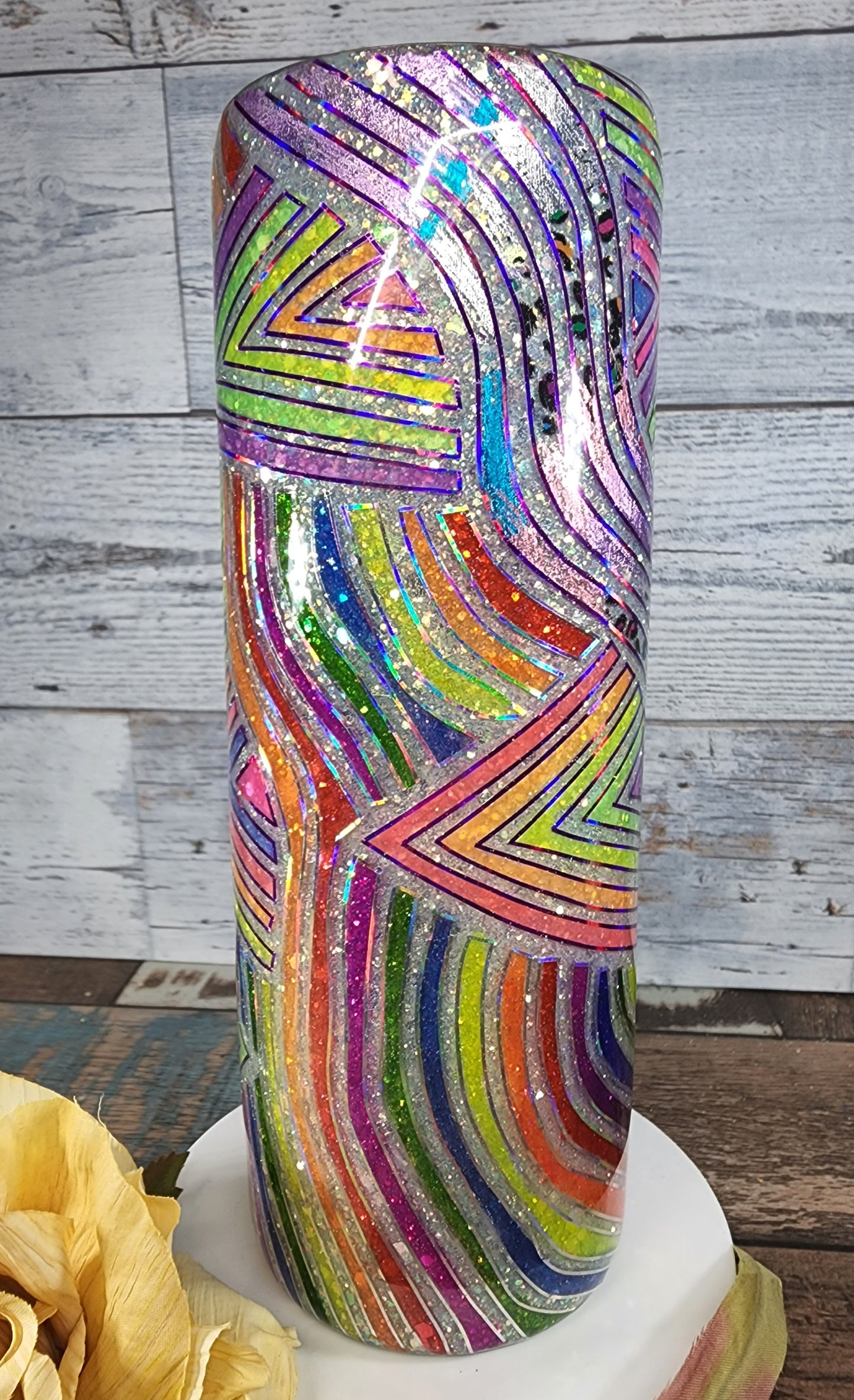 Rainbow Shattered Glass