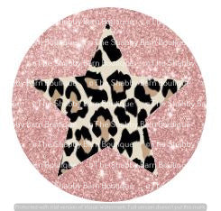 Leopard Print Star