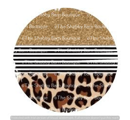 Leopard and Gold with Stripes