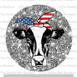 Patriotic Heifer Cow