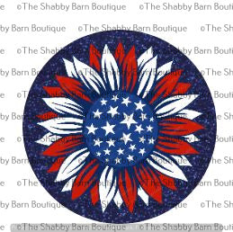 Patriotic Sunflower