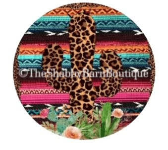 Leopard Cactus over Serape