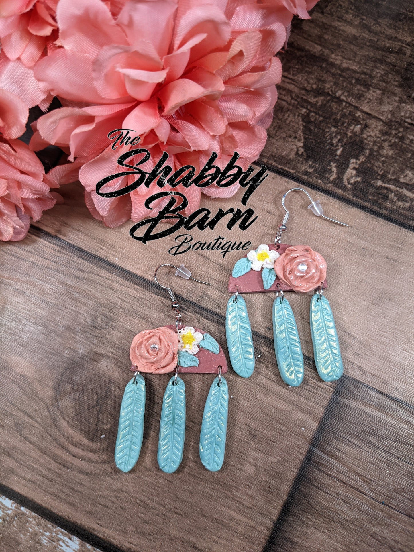 Rose and Vine Dangles