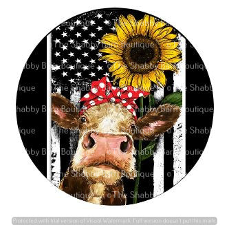 Red Bandana American Cow