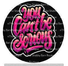 You Can't Be Serious