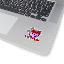 Load image into Gallery viewer, Caution - Kiss-Cut Stickers