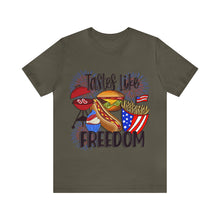 Load image into Gallery viewer, Tastes Like Freedom - Unisex Jersey Short Sleeve Tee