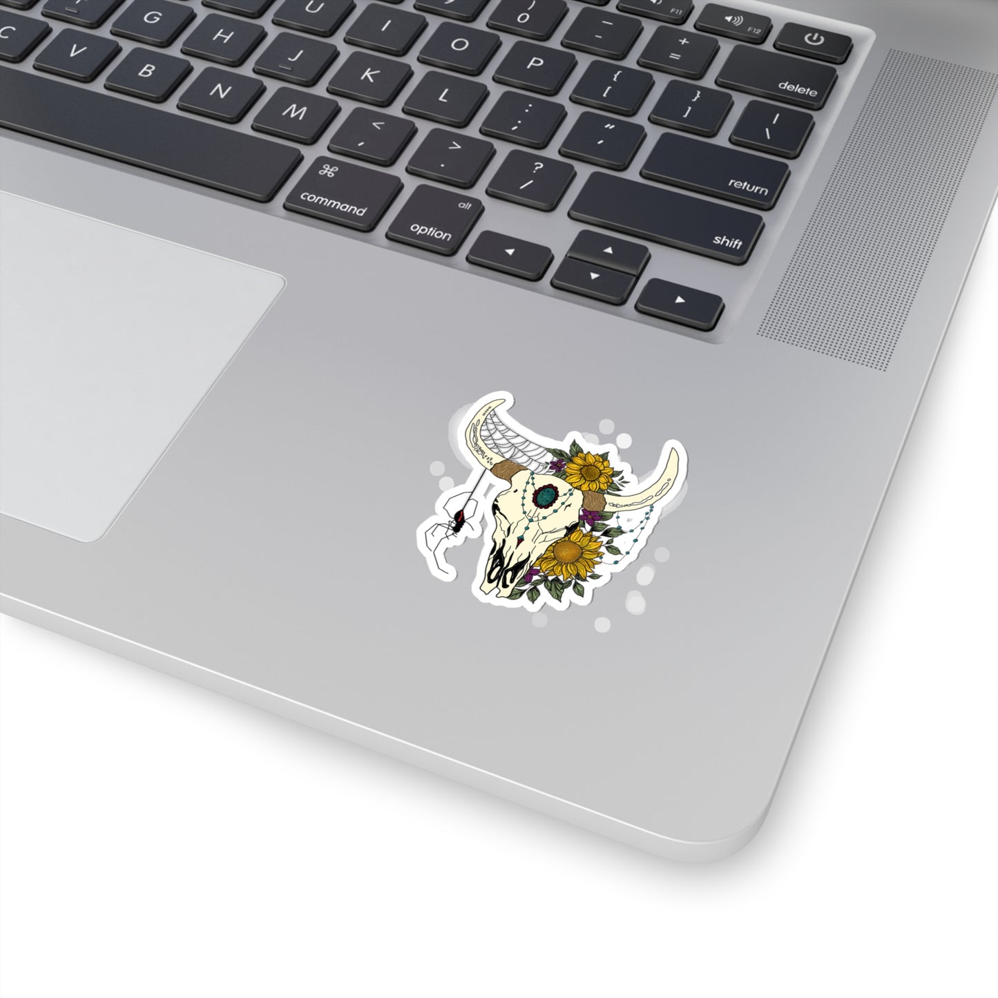 Rustic Bull Skull - Kiss-Cut Stickers