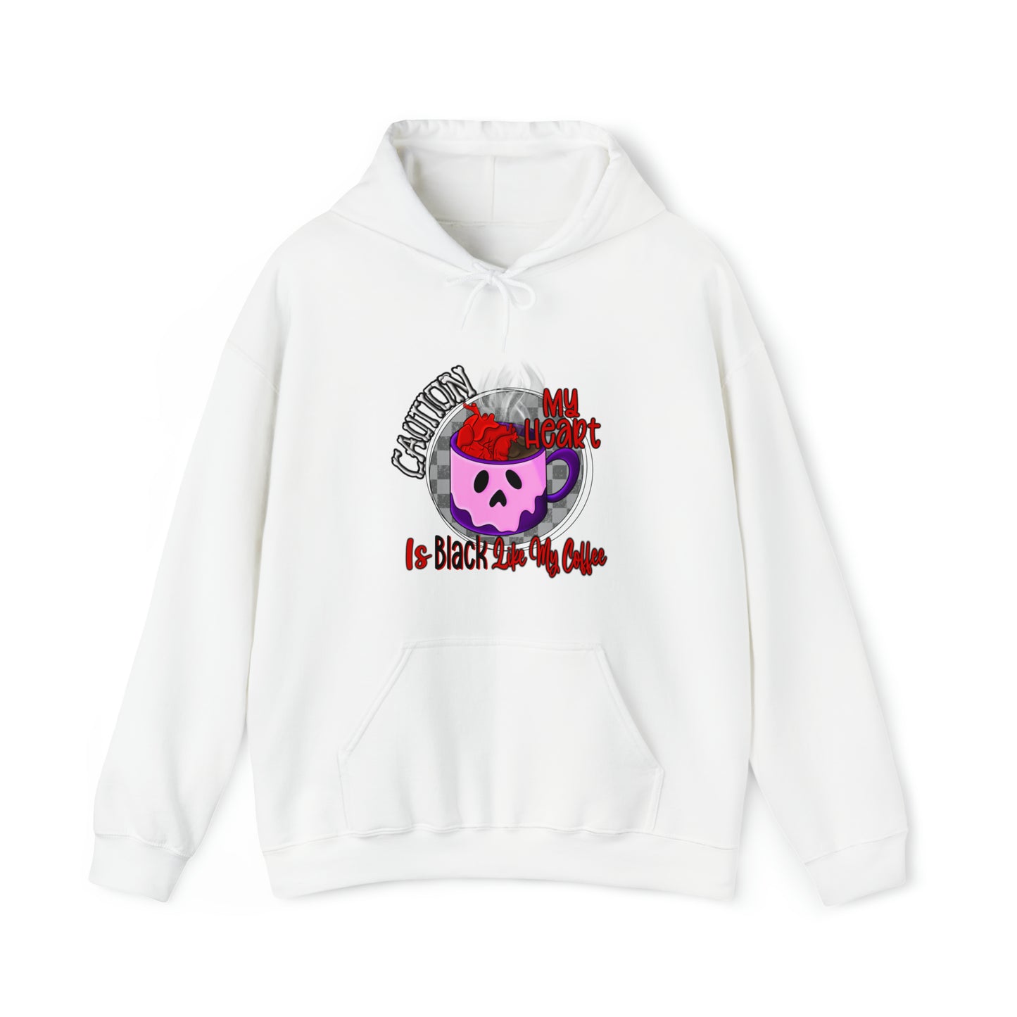 Caution - Unisex Heavy Blend™ Hooded Sweatshirt