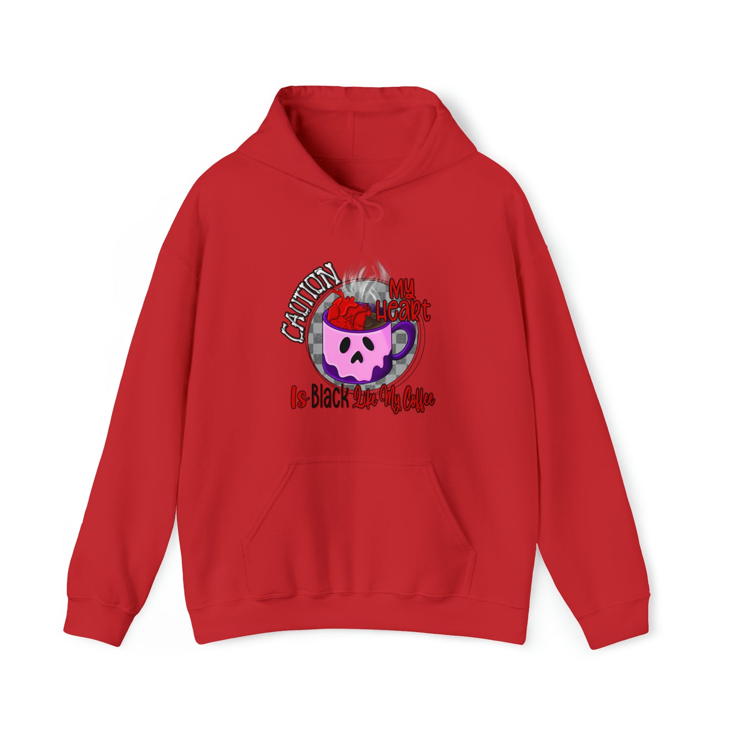 Caution - Unisex Heavy Blend™ Hooded Sweatshirt