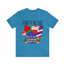 Load image into Gallery viewer, Party In The USA - Unisex Jersey Short Sleeve Tee