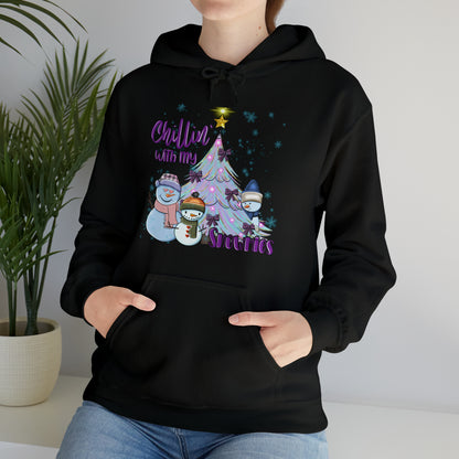 Chillin’ with my Snowmies - Unisex Heavy Blend™ Hooded Sweatshirt