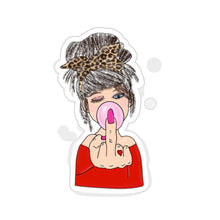 Load image into Gallery viewer, Sassy Messy Bun - Kiss-Cut Stickers