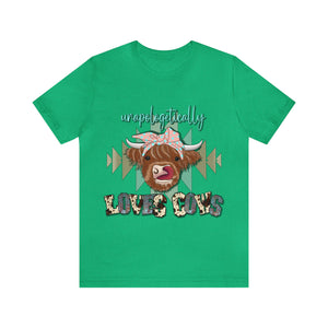 Unapologetically Loves Cows - Unisex Jersey Short Sleeve Tee