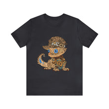 Load image into Gallery viewer, Steampunk Lizard - Unisex Jersey Short Sleeve Tee