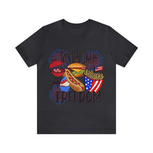 Load image into Gallery viewer, Tastes Like Freedom - Unisex Jersey Short Sleeve Tee