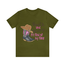 Load image into Gallery viewer, Boots &amp; Bling - Unisex Jersey Short Sleeve Tee