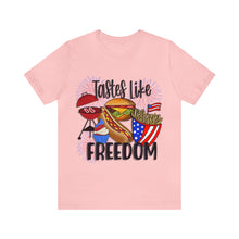 Load image into Gallery viewer, Tastes Like Freedom - Unisex Jersey Short Sleeve Tee