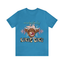 Load image into Gallery viewer, Unapologetically Loves Cows - Unisex Jersey Short Sleeve Tee