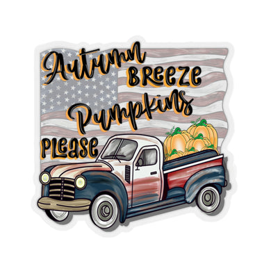 Autumn Breeze and Pumpkins Please - Kiss-Cut Stickers