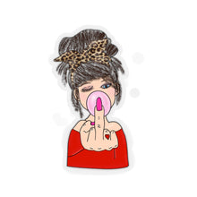 Load image into Gallery viewer, Sassy Messy Bun - Kiss-Cut Stickers