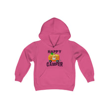 Load image into Gallery viewer, Happy Camper - Youth Heavy Blend Hooded Sweatshirt