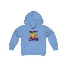 Load image into Gallery viewer, Happy Camper - Youth Heavy Blend Hooded Sweatshirt