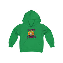 Load image into Gallery viewer, Happy Camper - Youth Heavy Blend Hooded Sweatshirt