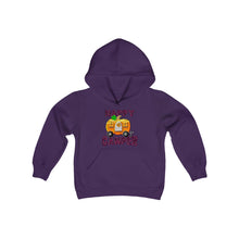 Load image into Gallery viewer, Happy Camper - Youth Heavy Blend Hooded Sweatshirt