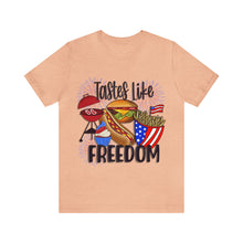 Load image into Gallery viewer, Tastes Like Freedom - Unisex Jersey Short Sleeve Tee