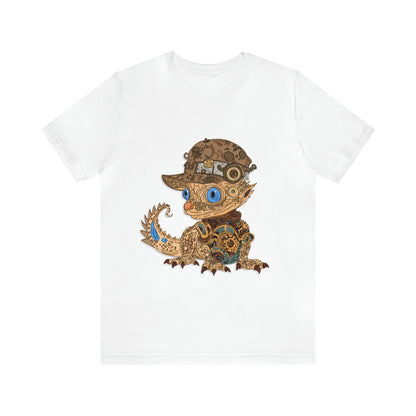 Steampunk Lizard - Unisex Jersey Short Sleeve Tee